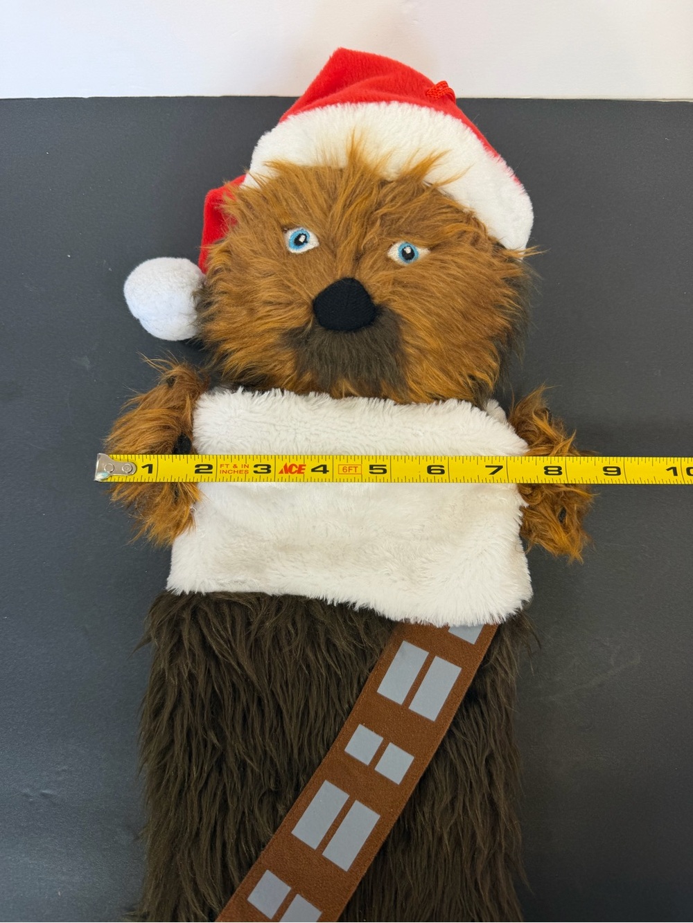 Star Wars Chewbacca Head Christmas Stocking Kurt Adler Disney EUC - Picture 8 of 8